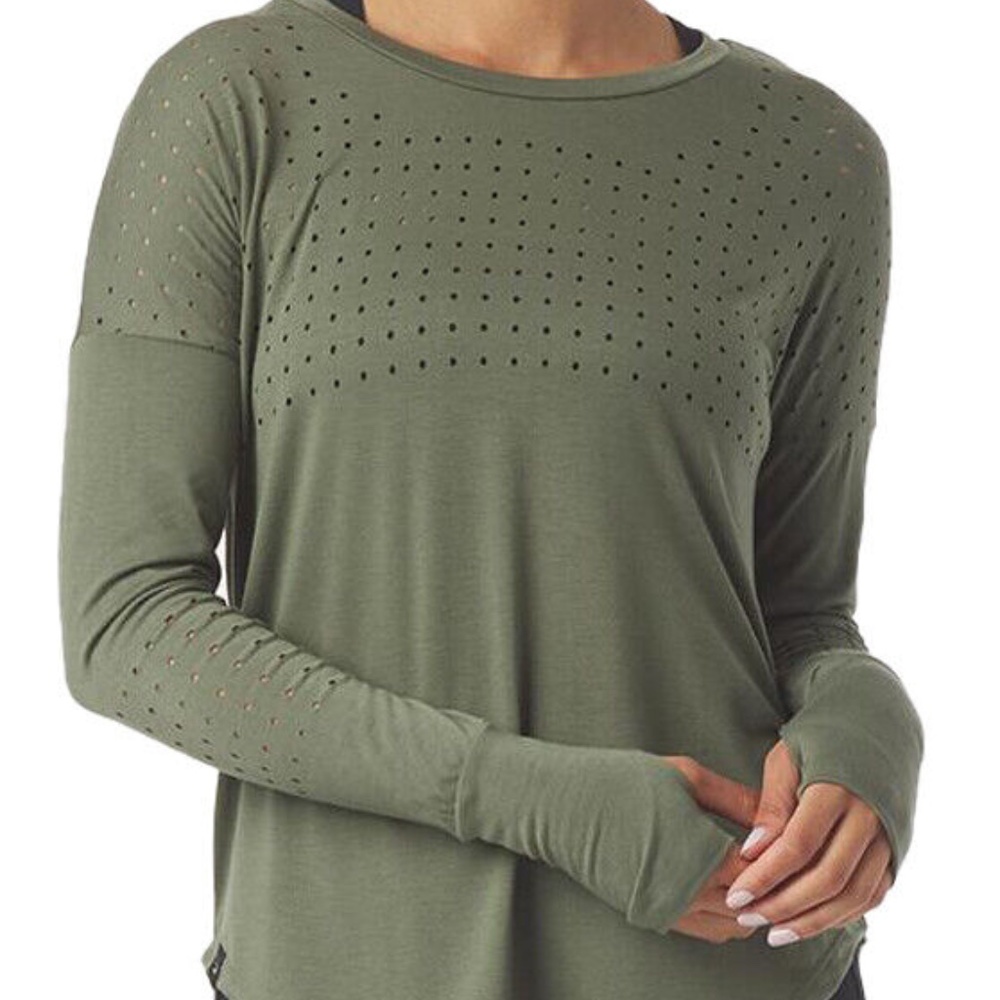 NWT: Glider  Mood Olive Green long sleeve shirt Sz XL